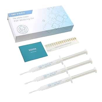 Amazon | ホワイトニング ジェル 3ml 3本 セット シリンジ 自宅